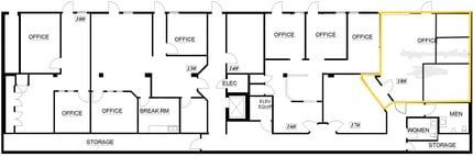 8101 Boat Club Rd, Fort Worth, TX for lease Floor Plan- Image 1 of 4