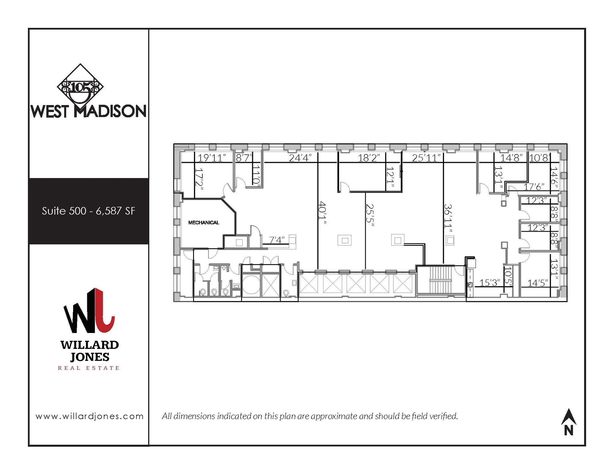 105 W Madison St, Chicago, IL for lease Floor Plan- Image 1 of 9