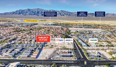 NW Corner Centennial & Commerce, North Las Vegas, NV - Aerial  map view - Image1
