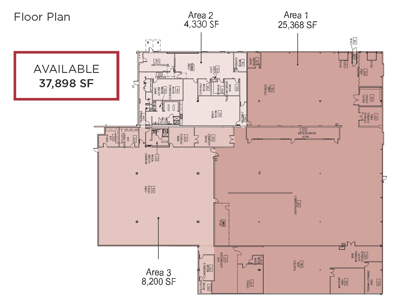 1301 S White River Pky E, Indianapolis, IN for lease Floor Plan- Image 1 of 2