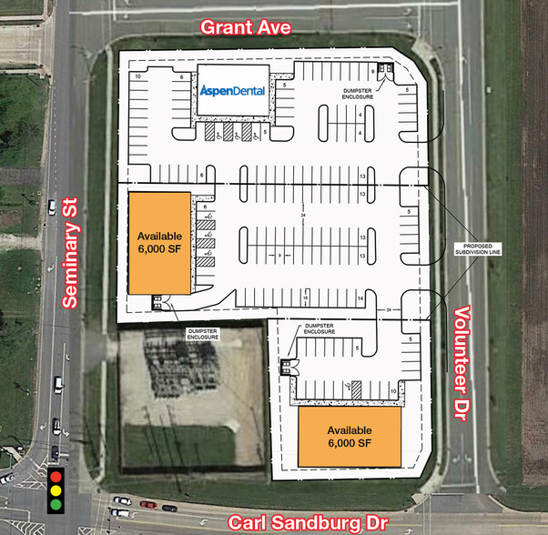 100 N Seminary St, Galesburg, IL for sale - Site Plan - Image 3 of 4