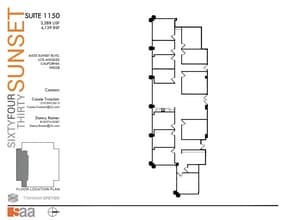 6430 W Sunset Blvd, Los Angeles, CA for lease Floor Plan- Image 1 of 1