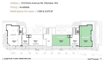 510 State Ave NE, Olympia, WA for lease Floor Plan- Image 1 of 1