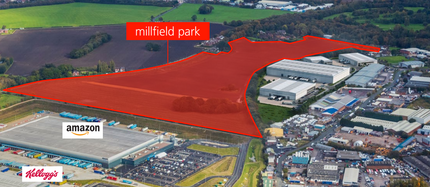 Millfield Ln, Haydock for lease Aerial- Image 1 of 2