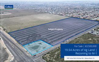 More details for NEC Ashe Road & McKee Road, Bakersfield, CA - Land for Sale