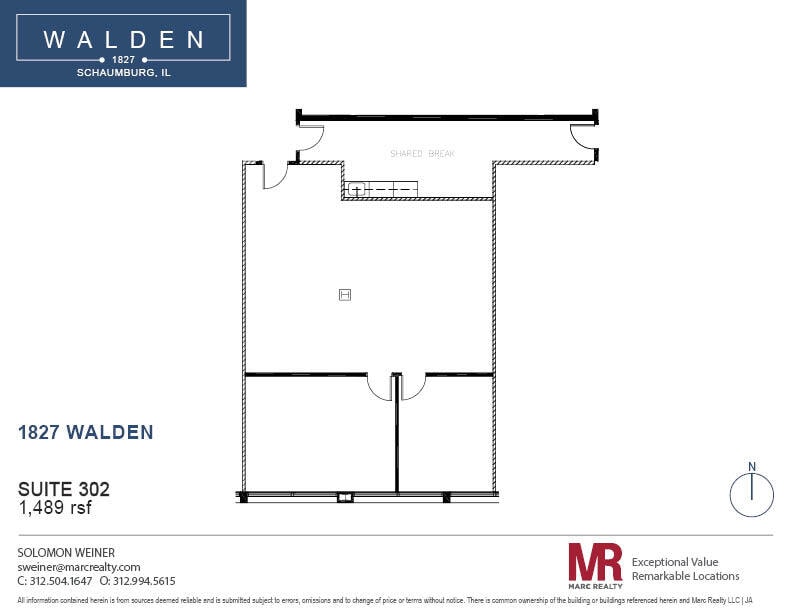 1827 Walden Office Sq, Schaumburg, IL for lease Floor Plan- Image 1 of 1