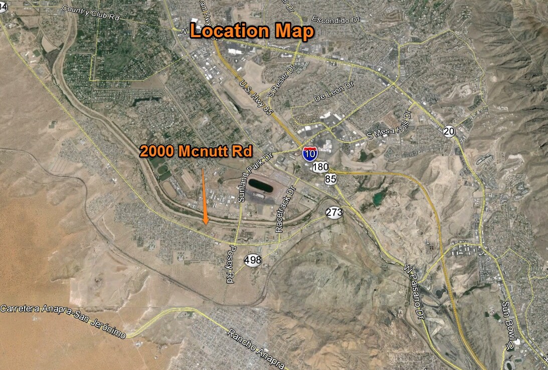 2000 McNutt Rd, Sunland Park, NM 88063 19 Acres on McNutt Road Near Sunland Park