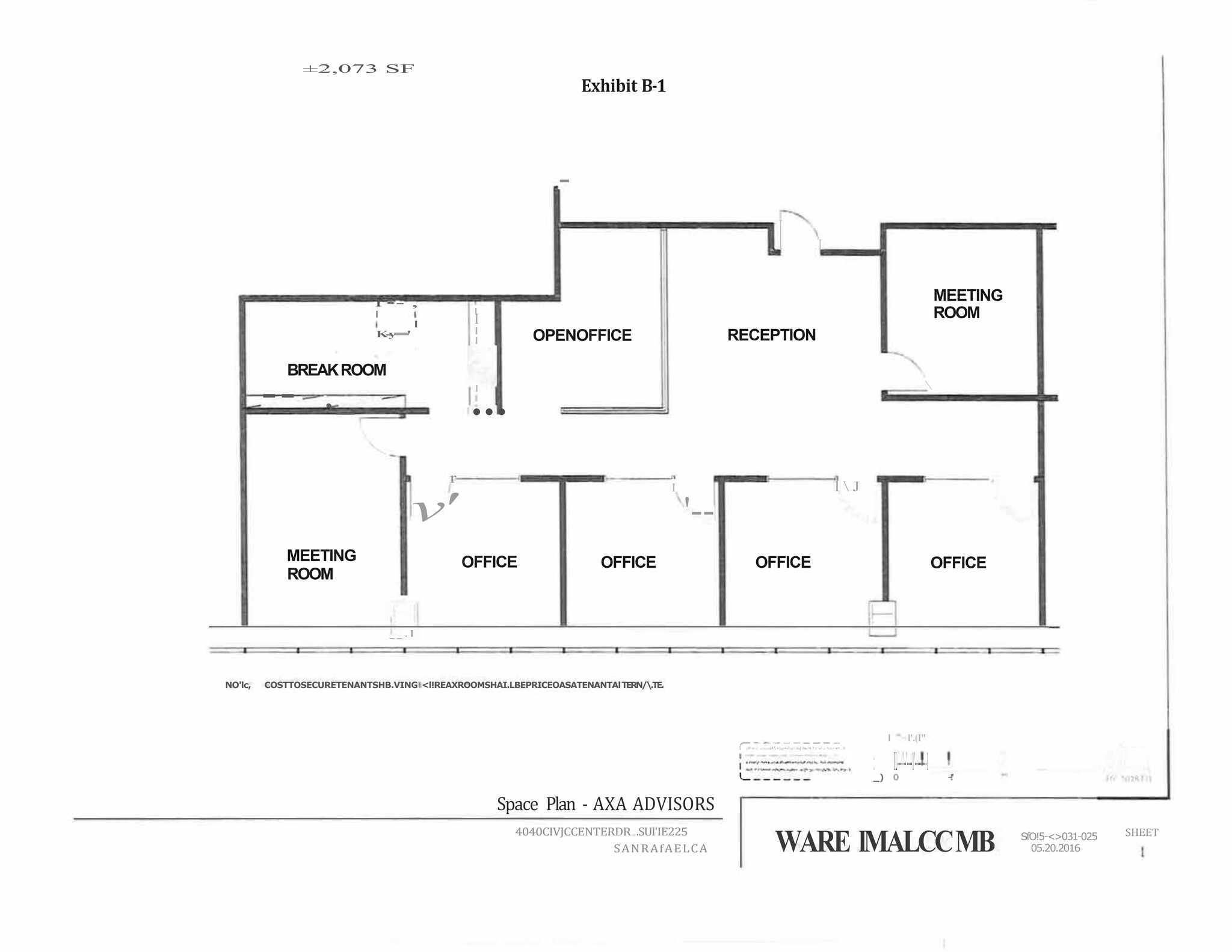 4040 Civic Center Dr, San Rafael, CA for lease Site Plan- Image 1 of 2