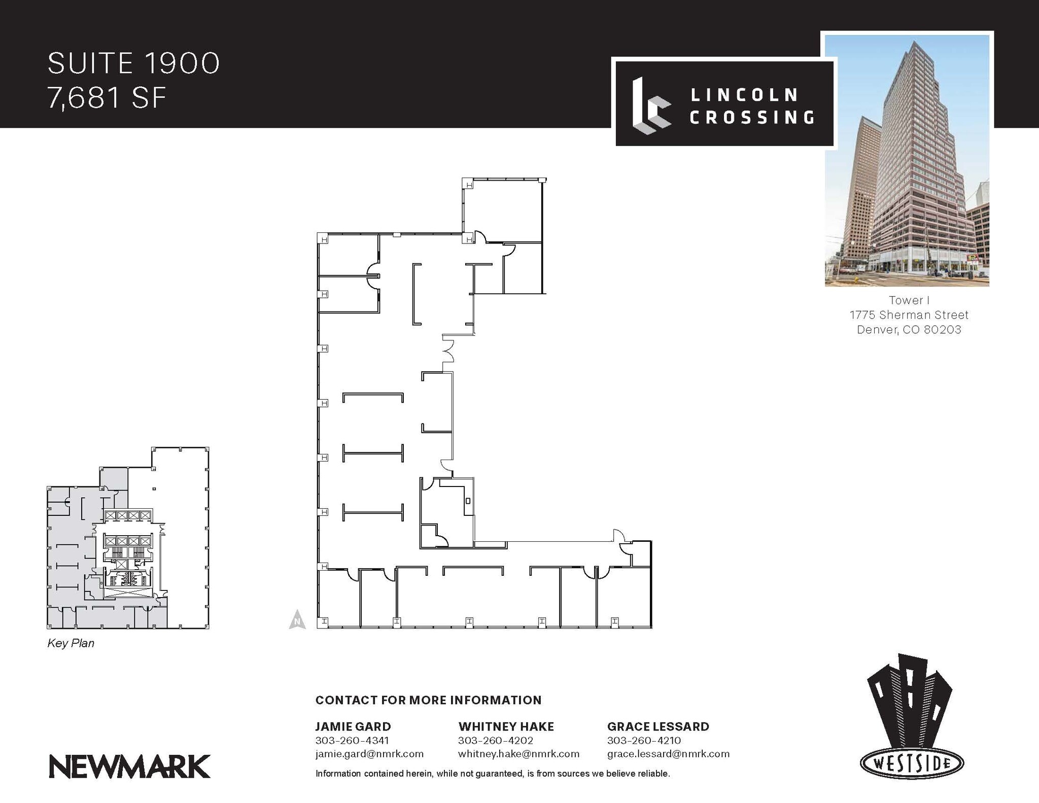 1775 Sherman St, Denver, CO for lease Floor Plan- Image 1 of 1