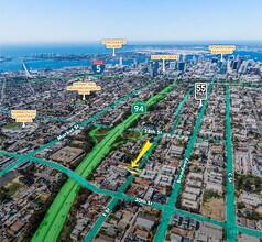 0 E St, San Diego, CA - AERIAL  map view