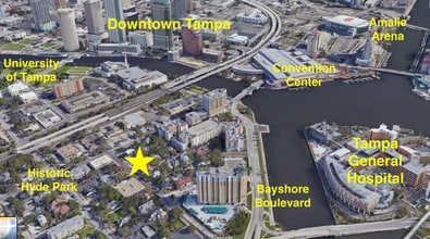 306 S Plant Ave, Tampa, FL - AERIAL map view