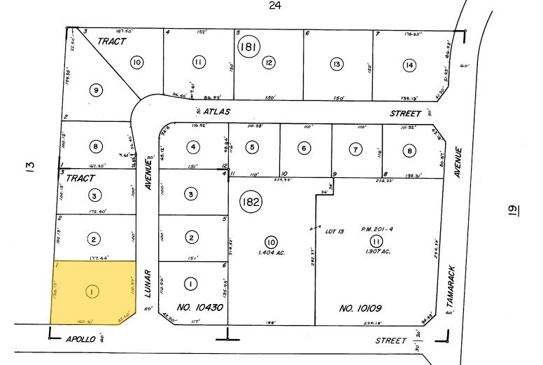 601 Lunar Ave, Brea, CA for lease - Plat Map - Image 2 of 3