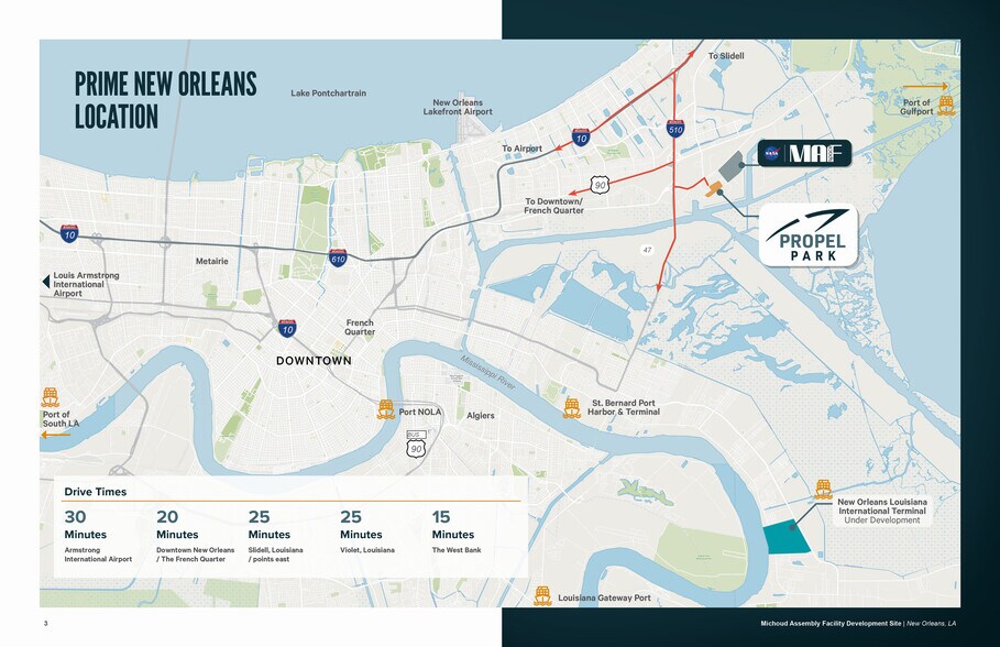 Michoud Facility Rd, New Orleans, LA for lease - Building Photo - Image 2 of 3