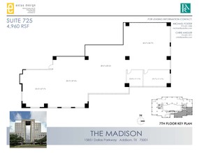 15851 Dallas Pkwy, Addison, TX for lease Floor Plan- Image 1 of 1