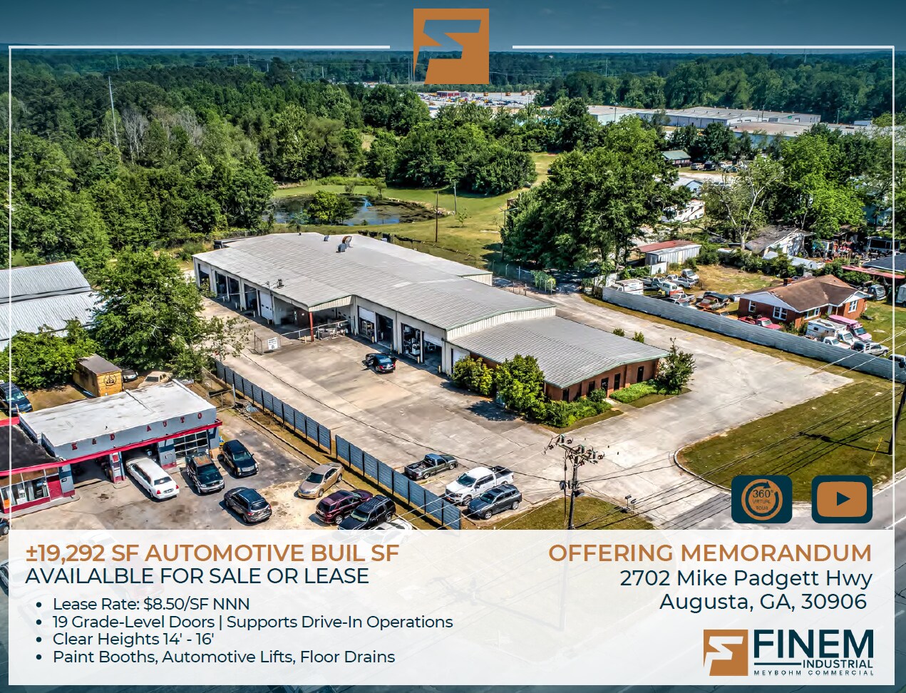2702 Mike Padgett Hwy, Augusta, GA for sale Building Photo- Image 1 of 1