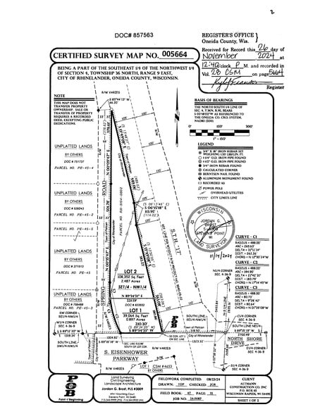 Spring Road, Rhinelander, WI for sale - Site Plan - Image 2 of 2