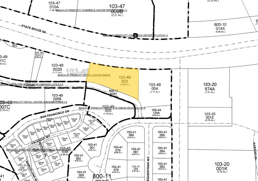 3600 Ranch Dr, Prescott, AZ for lease - Plat Map - Image 2 of 24