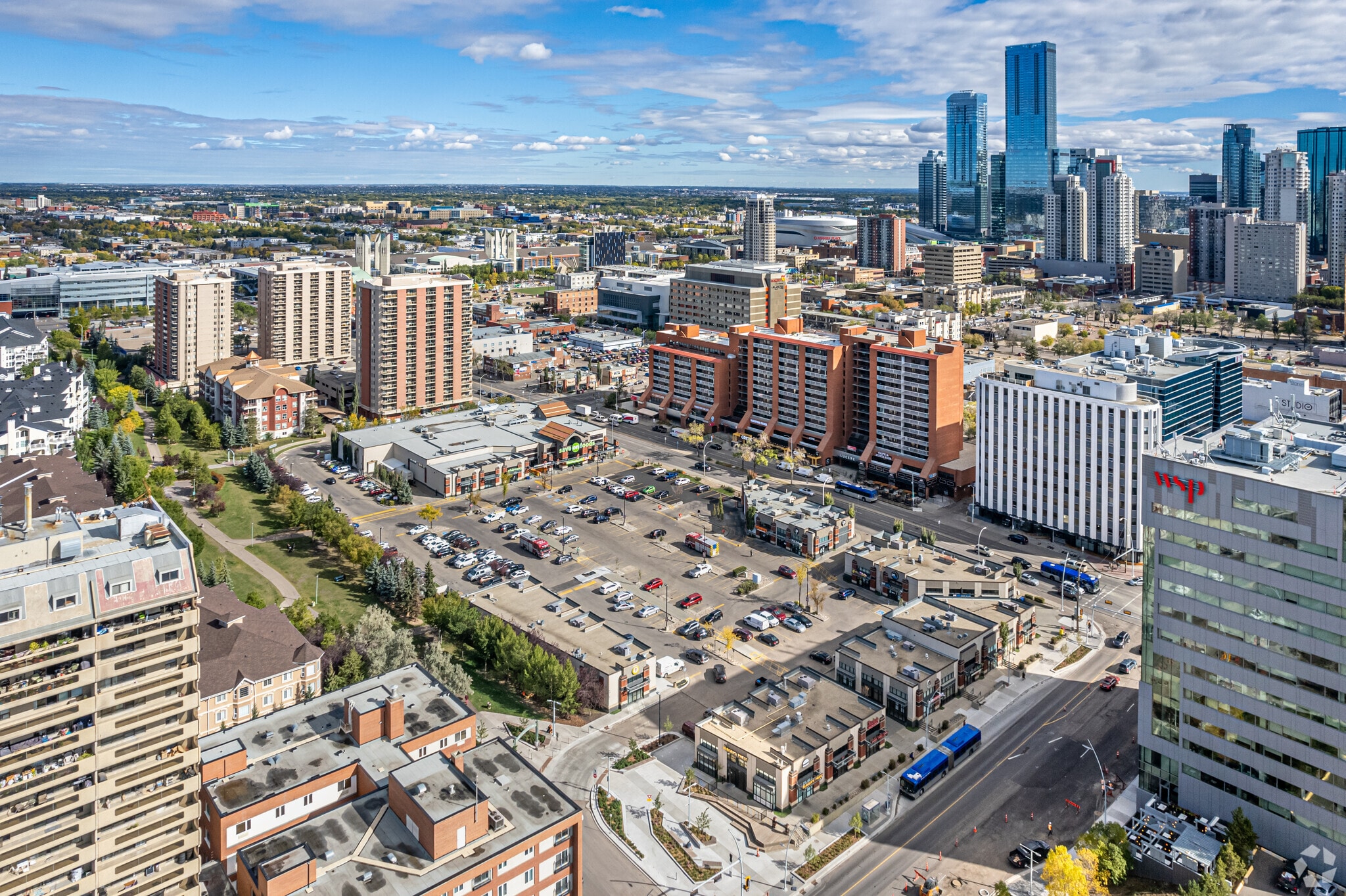 10104 109th St NW, Edmonton, AB for sale Aerial- Image 1 of 1