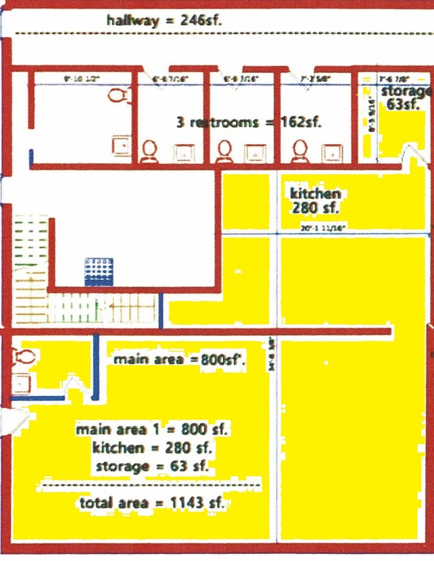 7533-7539 Monterey St, Gilroy, CA for lease Floor Plan- Image 1 of 1