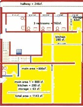 7533-7539 Monterey St, Gilroy, CA for lease Floor Plan- Image 1 of 1