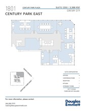 1801 Century Park E, Los Angeles, CA for lease Floor Plan- Image 1 of 1