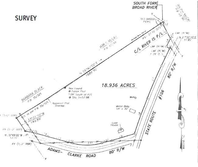 Hwy 106, Hull, GA for sale Plat Map- Image 1 of 1