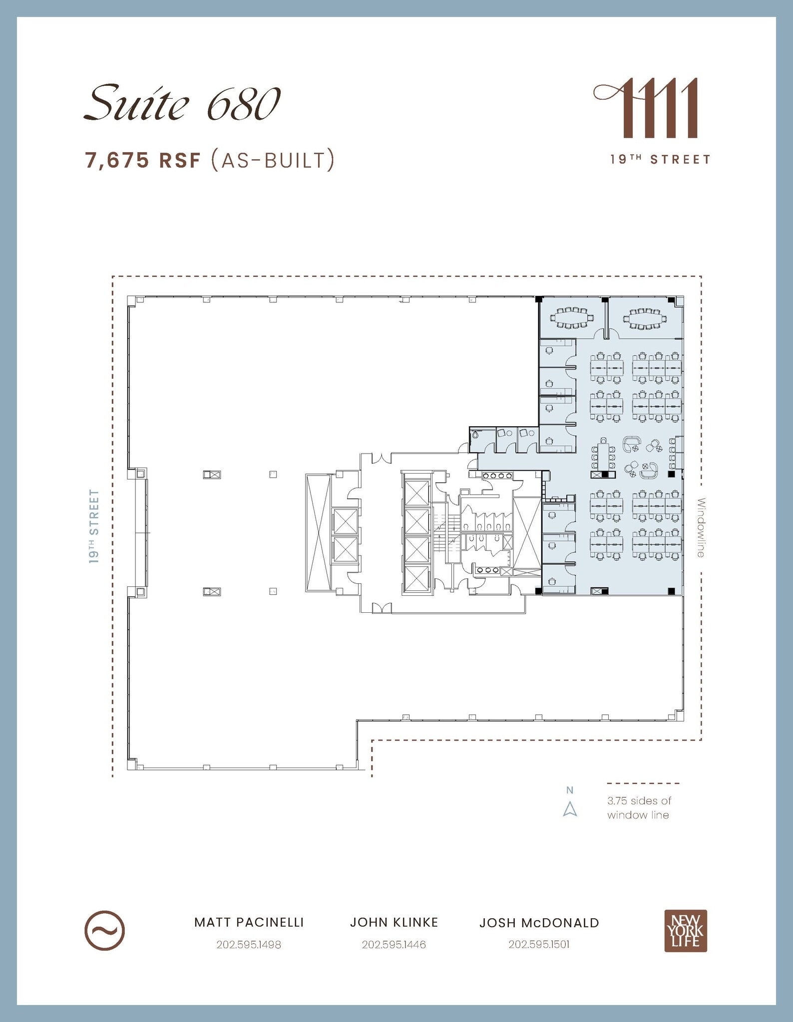 1111 19th St NW, Washington, DC for lease Floor Plan- Image 1 of 6