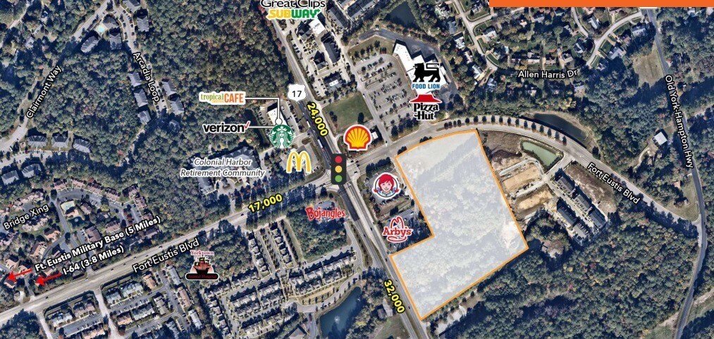 Route 17 & Fort Eustis Blvd, Yorktown, VA 23692 Crescent Commons Outparcel 1