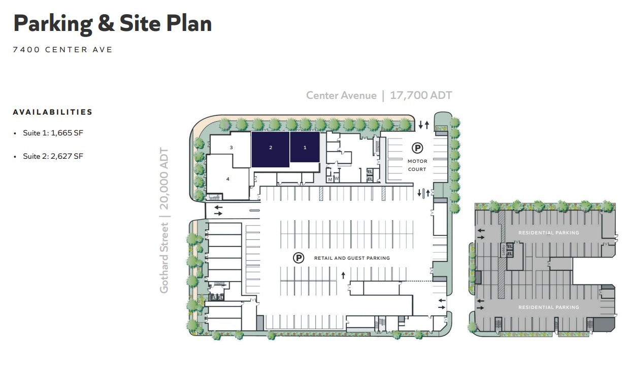 7400 Center Ave, Huntington Beach, CA for lease Site Plan- Image 1 of 2