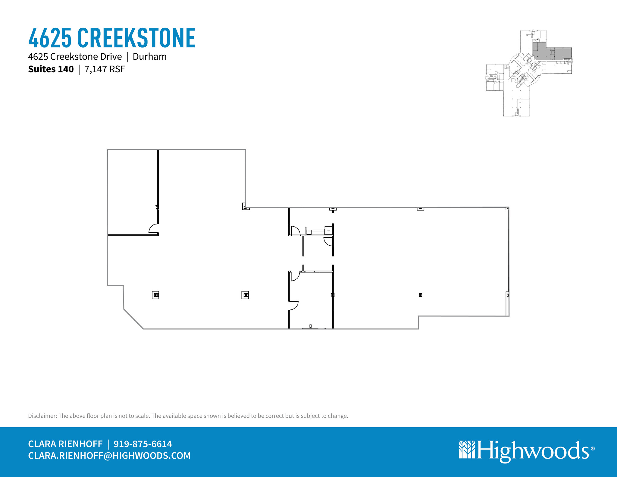 4601 Creekstone Dr, Durham, NC for lease Floor Plan- Image 1 of 1