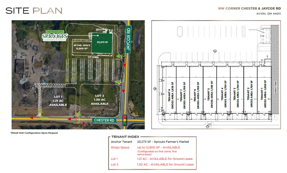 NWC Chester Rd & Jaycox Rd, Avon, OH for lease - Site Plan - Image 2 of 4