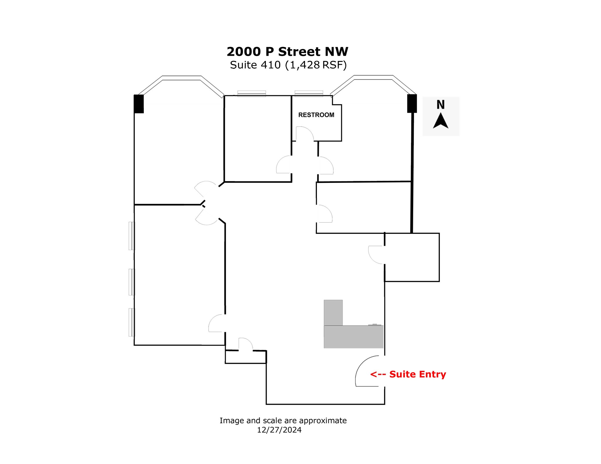 2000 P St NW, Washington, DC for lease Site Plan- Image 1 of 1