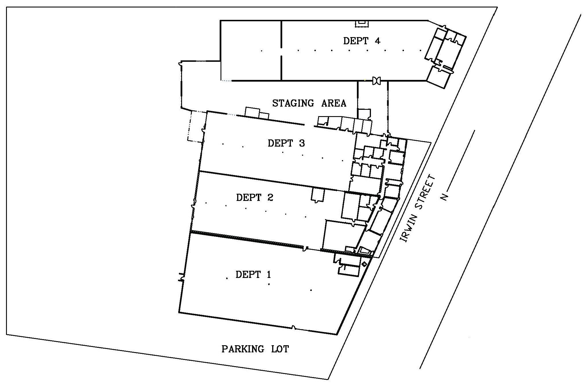600 N Irwin St, Dayton, OH for lease Floor Plan- Image 1 of 1