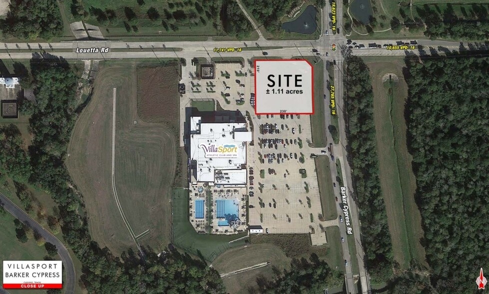 SWC Barker Cypress Rd. & Jarvis Rd, Cypress, TX for sale - Aerial - Image 2 of 2