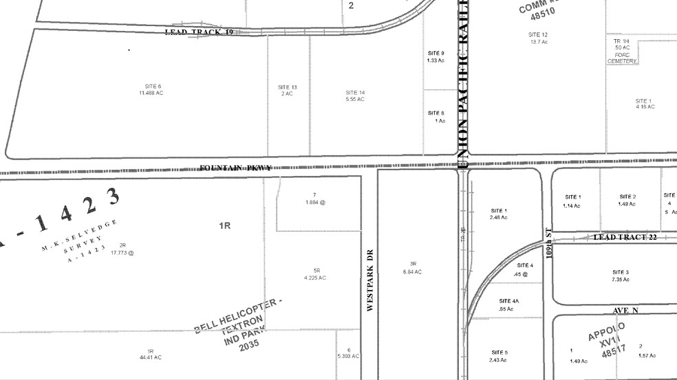 906-910 Fountain Pky, Grand Prairie, TX for lease - Plat Map - Image 3 of 3