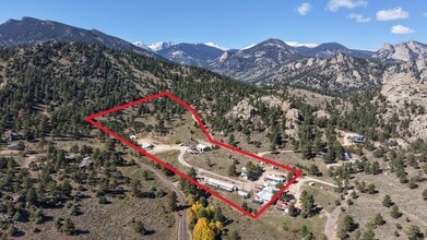 390 Elm Rd, Estes Park, CO - AERIAL  map view - Image1