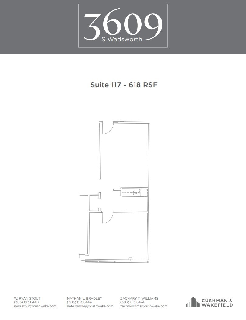 3609 S Wadsworth Blvd, Lakewood, CO for lease Floor Plan- Image 1 of 1