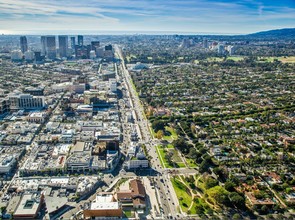 499 N Canon Dr, Beverly Hills, CA - aerial  map view