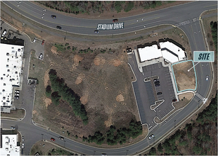 1001-1001 Stadium Dr, Wake Forest, NC - aerial  map view