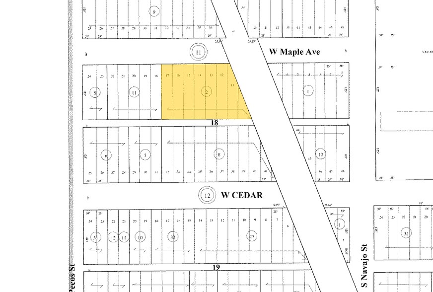 1350 W Maple Ave, Denver, CO for sale - Plat Map - Image 1 of 1