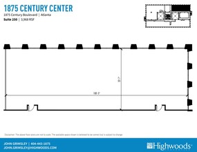 1875 Century Blvd NE, Atlanta, GA for lease Floor Plan- Image 1 of 1