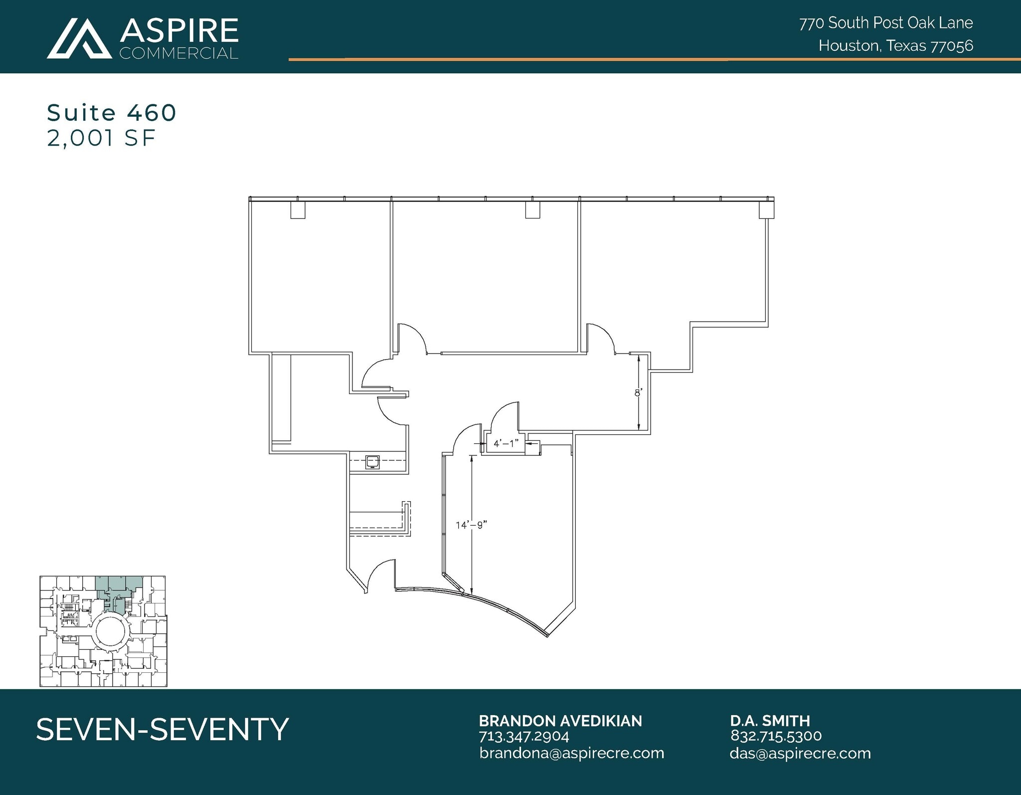 770 S Post Oak Ln, Houston, TX for lease Floor Plan- Image 1 of 3