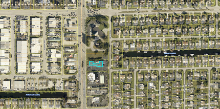 923 Del Prado Blvd S, Cape Coral, FL - aerial  map view