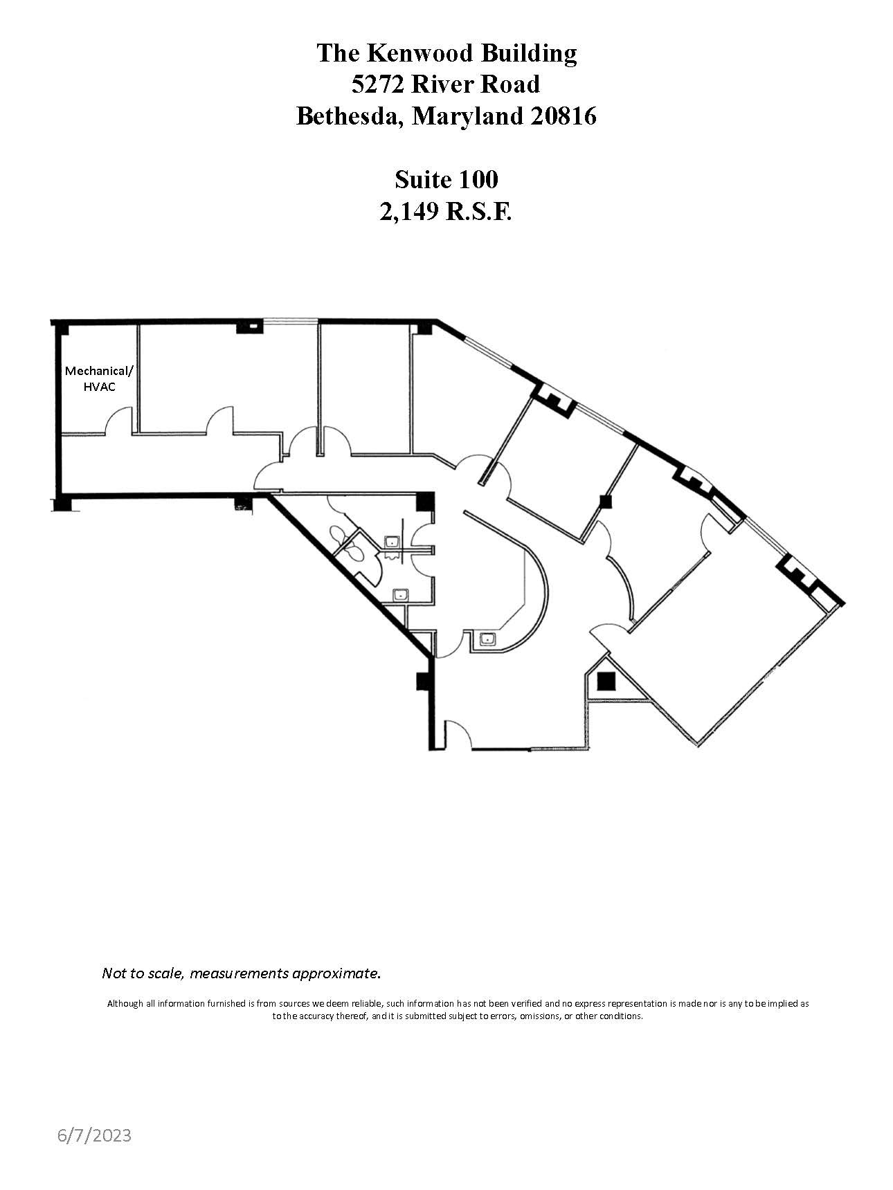 5272 River Rd, Bethesda, MD for lease Floor Plan- Image 1 of 1