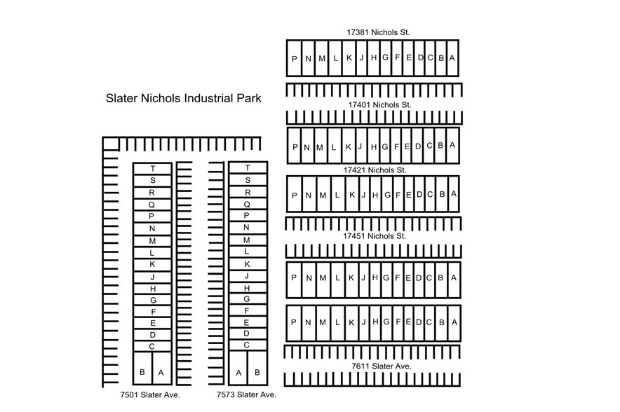 7611 Slater Ave, Huntington Beach, CA for lease - Site Plan - Image 2 of 4