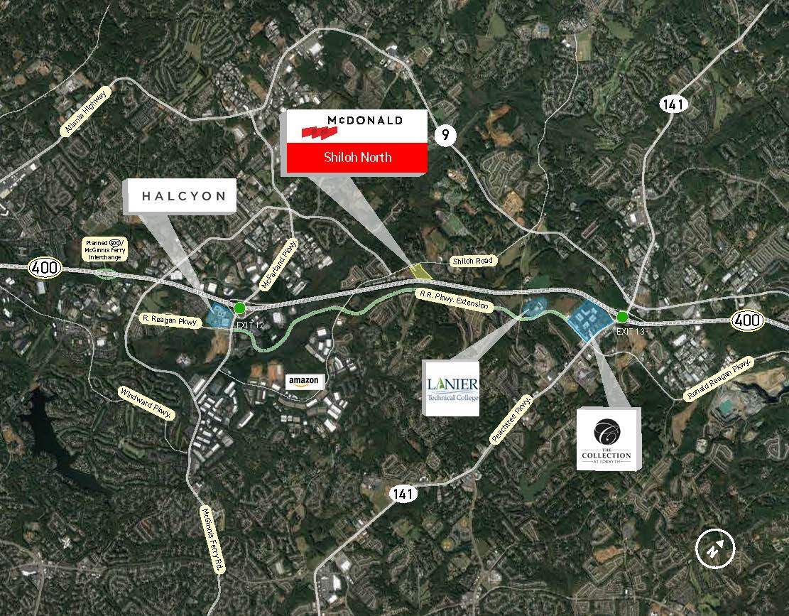 4855 Shiloh Rd, Cumming, GA for lease Aerial- Image 1 of 1