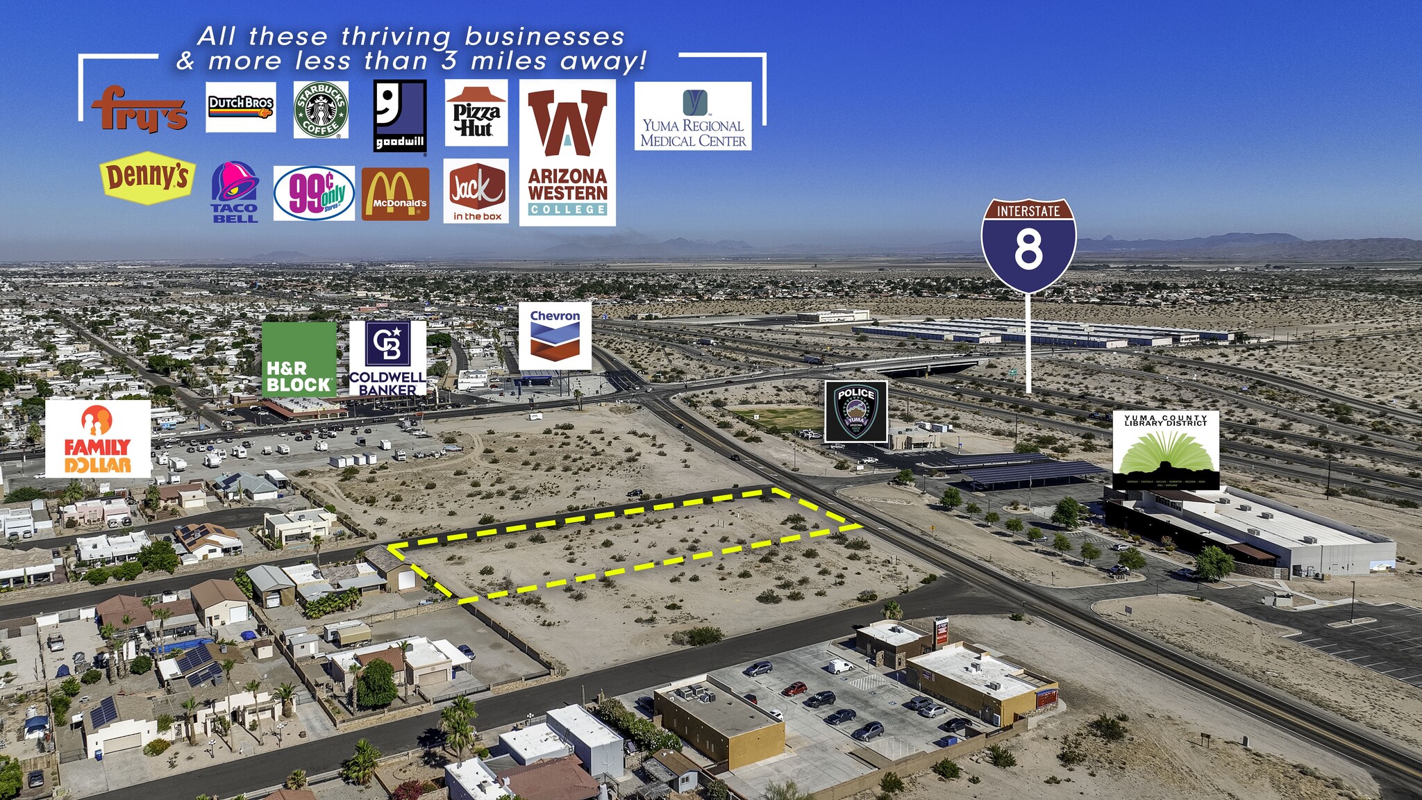 13215 Frontage rd, Yuma, AZ for sale Aerial- Image 1 of 13