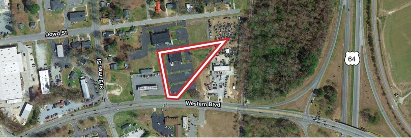 203 Western Blvd, Tarboro, NC for sale Aerial- Image 1 of 2