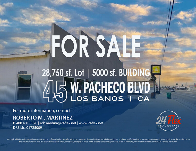 45 W Pacheco Blvd, Los Banos, CA for sale - Primary Photo - Image 1 of 1