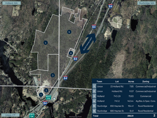 More details for 650 Haynes St, Sturbridge, MA - Land for Sale